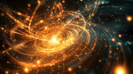 Spiral Galaxy of Lights