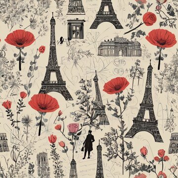 city seamless pattern