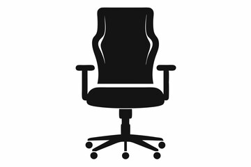 chair icon, chair vector silhouette illustration