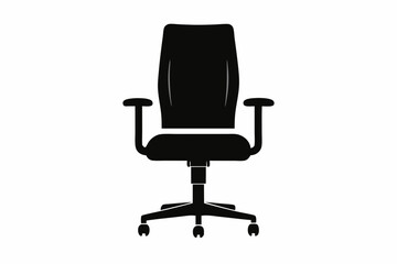 chair icon, chair vector silhouette illustration