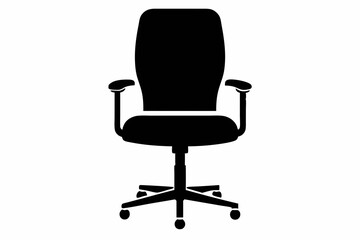 chair icon, chair vector silhouette illustration