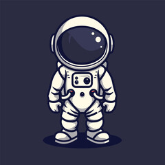 Fototapeta premium vector astronaut mascot image. ai generated