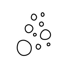 water bubble line illustration