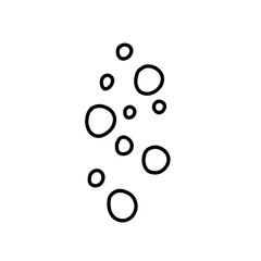 water bubble line illustration