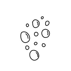 water bubble line illustration