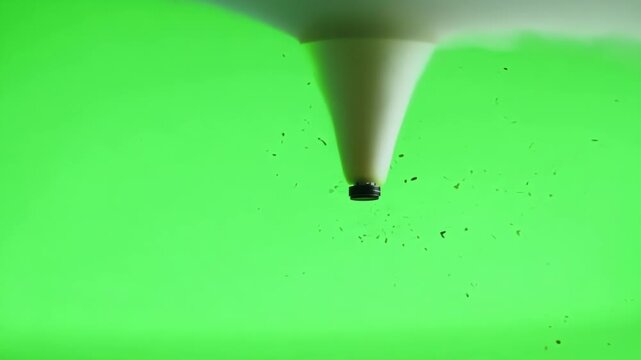 The ominous sound of the mini tornados wind echoes through the valley a sign of impending danger. Green screen chromakey