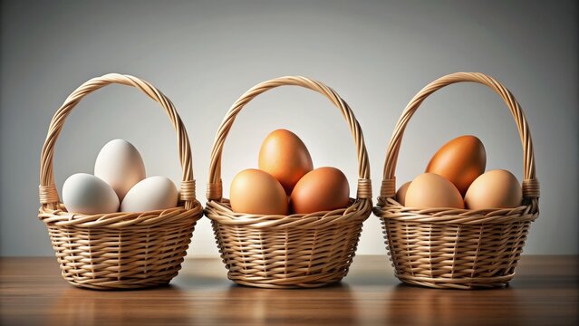 Diversification of investment portfolio spreading eggs in different baskets to reduce risk , investment, diversification