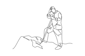 laborers are working to unload sand. Labor Day