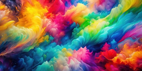 Fototapeta premium Abstract and colorful background texture perfect for graphic design or web use, reflexion, pattern, vibrant, rainbow, textured