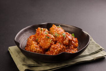 Albondigas is Meatballs in Tomato Sauce. (Spanish Meatballs)