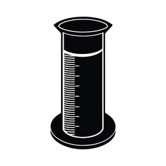 graduated cylinder silhouette


