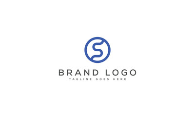 letter S logo design vector template design for brand.