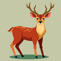 silhouette of a deer, deer vector illustration, pet vector art, deers silhouette, animal vector icon, eps, deer baby