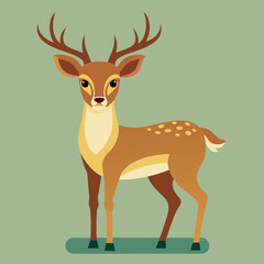 silhouette of a deer, deer vector illustration, pet vector art, deers silhouette, animal vector icon, eps, deer baby