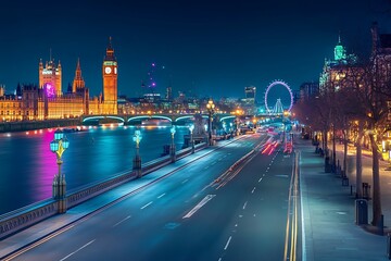 Obraz premium The Westminster Palace and the Big Ben clocktower