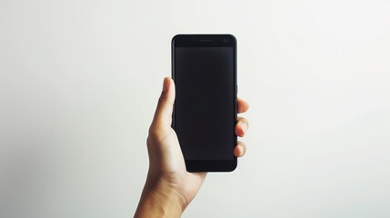 Hand Holding a Smartphone