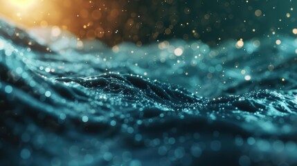 A holographic banner displayed a map of a land where faster waters