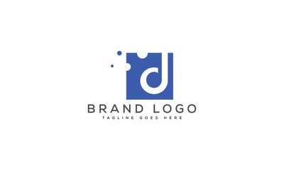 letter D logo design vector template design for brand.