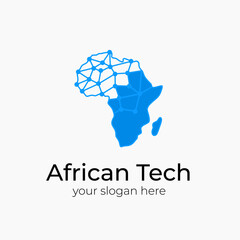 AFRICAN TECHNOLOGY LOGO DESIGN TEMPLATE