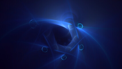 3D manual rendering abstract colorful fractal light background. Its not AI Generatd illustration.