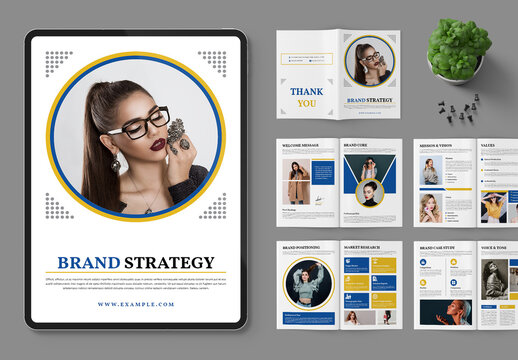 Brand Strategy Brochure Template Layout