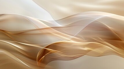 Elegant Gradient Frosted Glass Vase with Flowing Design, Exuding a Sophisticated Elegance in Espresso and Cream Tones, Ideal for Modern Decor and Aesthetic Arrangements