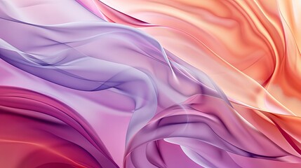 Obraz premium Elegant Gradient Frosted Glass with Flowing Curves in Plum and Mauve, Exuding a Sense of Luxury and Artistic Aesthetics