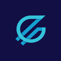 Obraz premium Letter G logo design. Creative Initial letter G logo. Letter G symbol, Letter G business