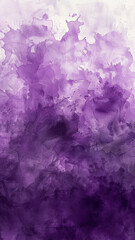Fototapeta premium Minimalist Watercolor Purple and White Background