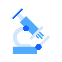 Microscope Flat Vector Icon
