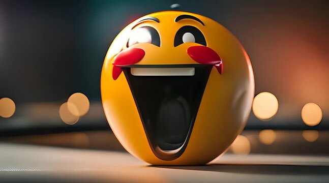 Cheerful Laughing Emoji Symbol