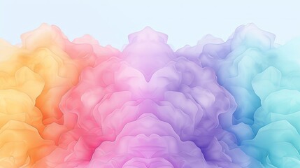 Fototapeta premium Vibrant Rainbow Gradient with Swirling Color Transitions