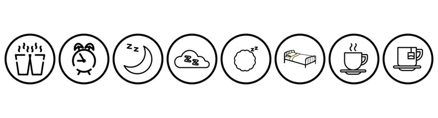 Sleeping icon set.eps