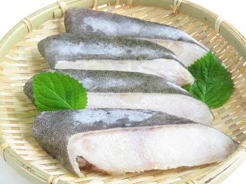冷凍した銀だら　frozen sablefish