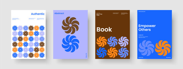 Naklejka premium Isolated Business Presentation Layout. Abstract Report Template. Modern Book Cover Design. Background. Brochure. Banner. Flyer. Poster. Catalog. Leaflet. Brand Identity. Handbill. Pamphlet