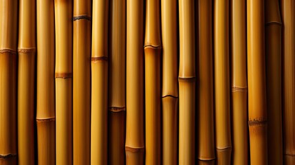 Fototapeta premium Bamboo wood texture with its distinctive, straight grain and nodes, wood texture, background 