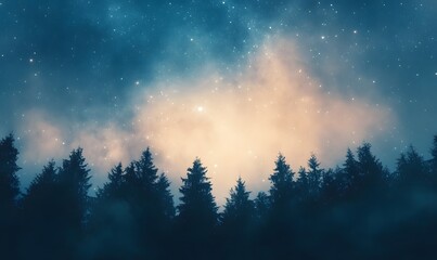 Obraz premium stars and nebula, Generative AI