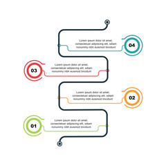 Timeline Infographic graph vector. information presentation and Infographics for Data Visualization. Vector illustration.