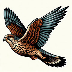 Fototapeta premium vector design of falcon bird 