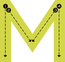 Capital Letter Tracing Guide