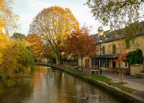 Bourton-on-the-Water in the Cotswolds, UK