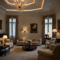 House interior design drawing room