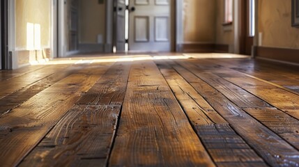 vintagestyle wooden floorboards historic building evoking nostalgia timeless charm