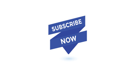 Subscribe now button web banner templates. Vector Illustration 