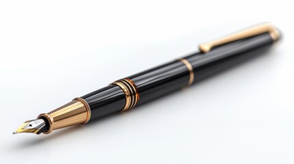 Fountain pen on a white background.