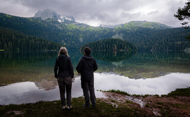 Couple in the mountains