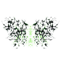 Naklejka premium Green Chrome Cybersigil