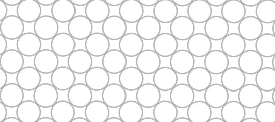 Seamless pattern with grey circles in the white background