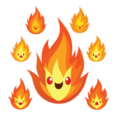 Fire Icons Set