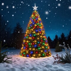 Obraz premium Magical Christmas Tree Ideas Stunning Decor & Traditions